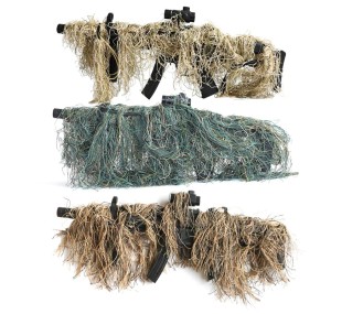 ghillie suit woodland gun rope