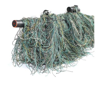 ghillie suit woodland gun rope